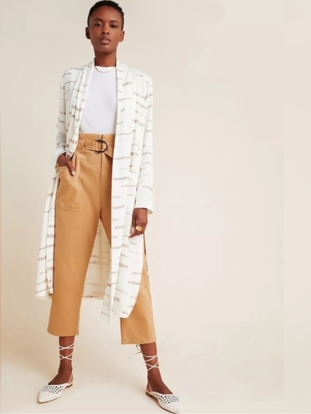 BB Dakota NWT Deedra Duster Jacket in Shibori Print Size M